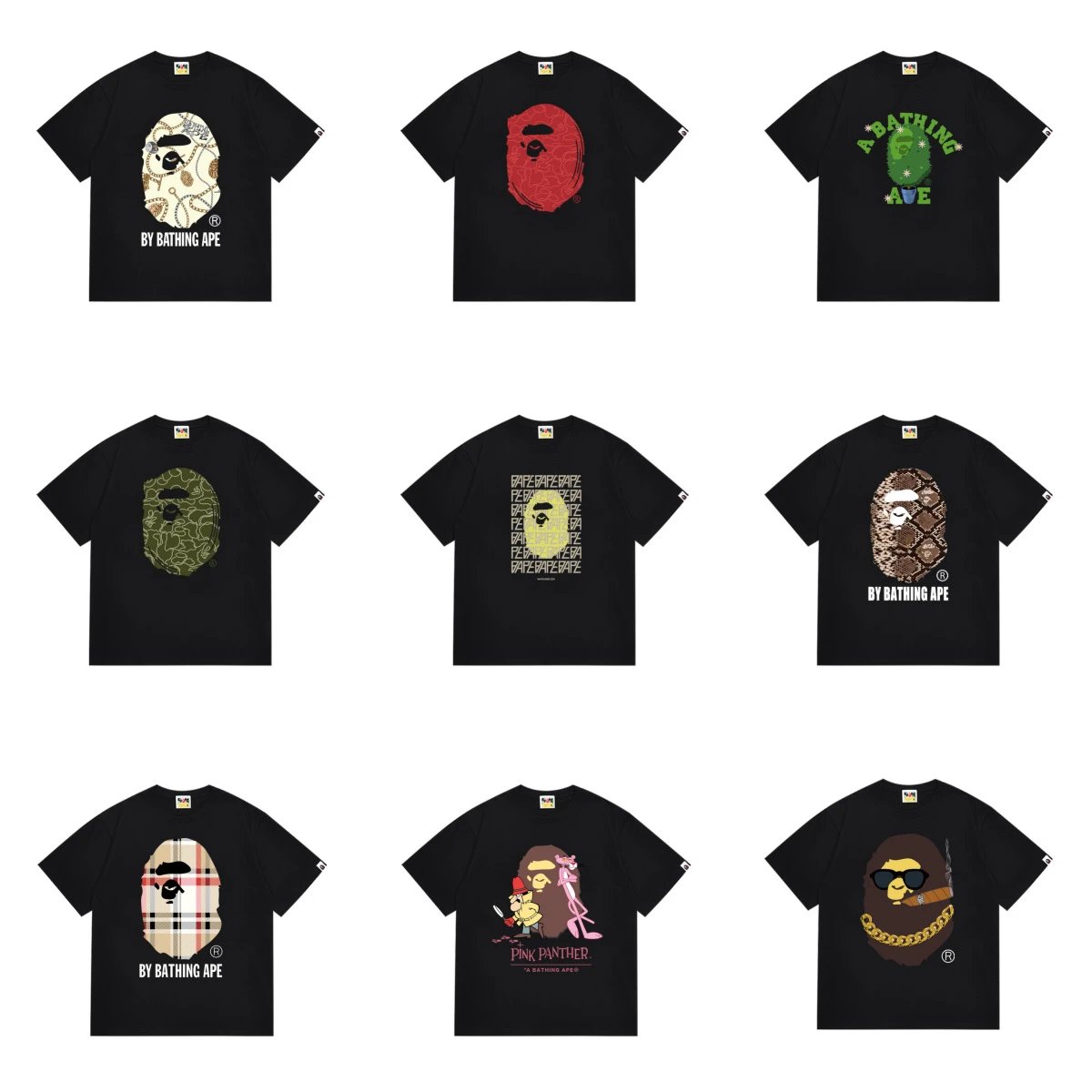 A Bathing Ape T-Shirts Collection - Streetwear Fashion