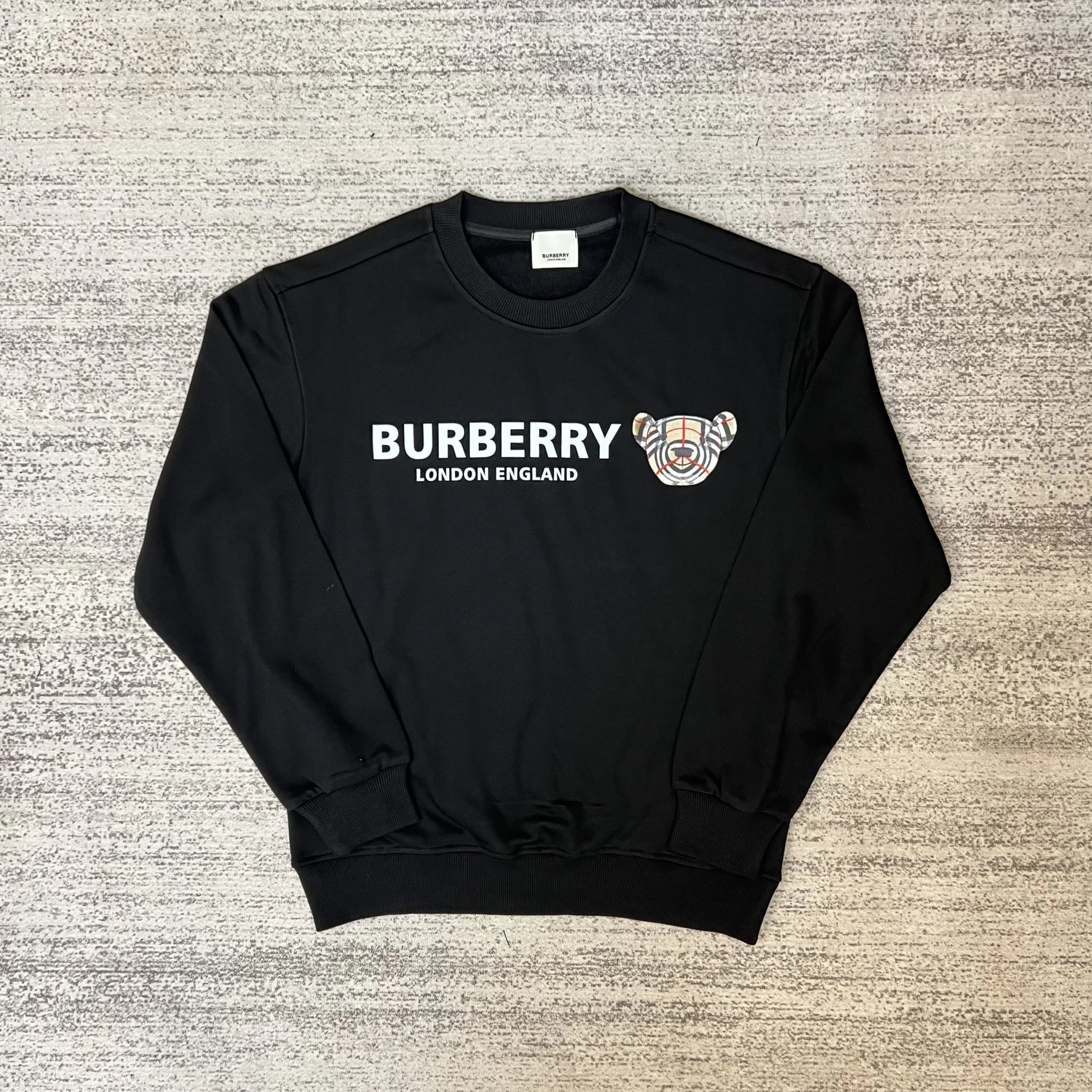 Burberry London England Logo Bear Sweatshirt Black