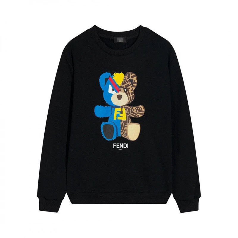 FENDI Bear Logo Sweatshirt Black