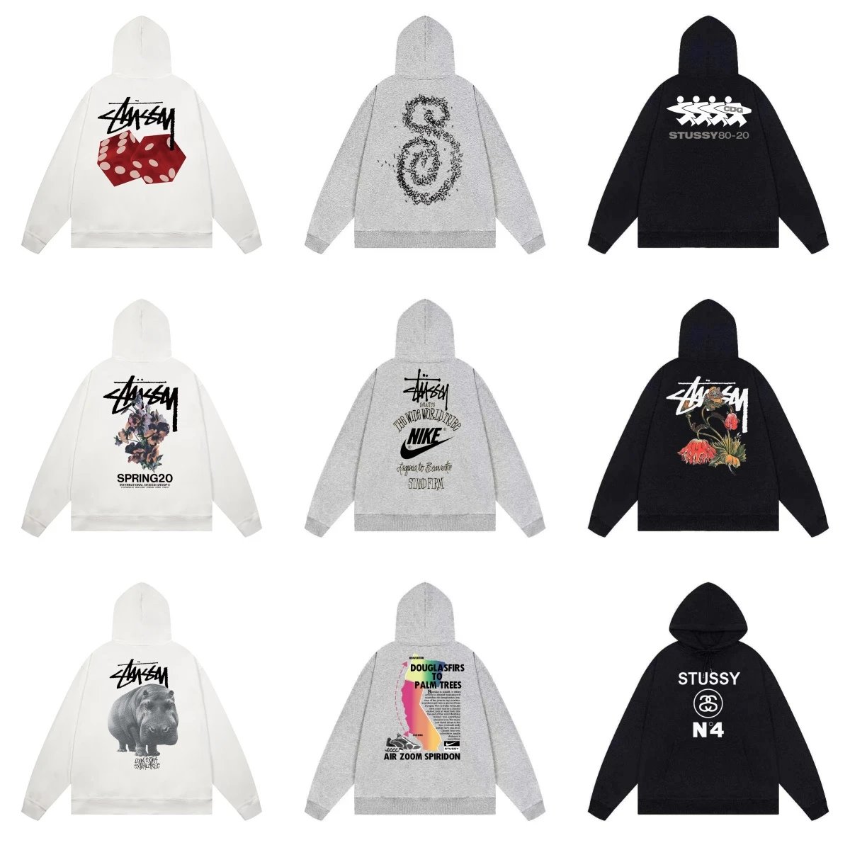 Stussy Hoodies Collection - Streetwear Sweatshirts for Men