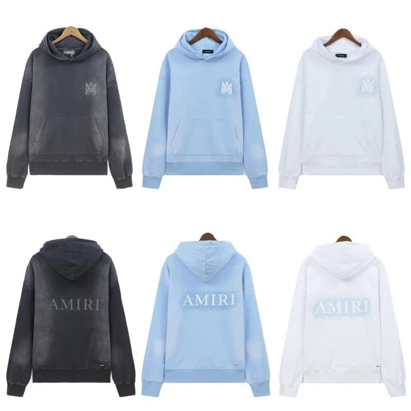 AMIRI Logo Hoodie Sweatshirt Men Women Oversized Streetwear