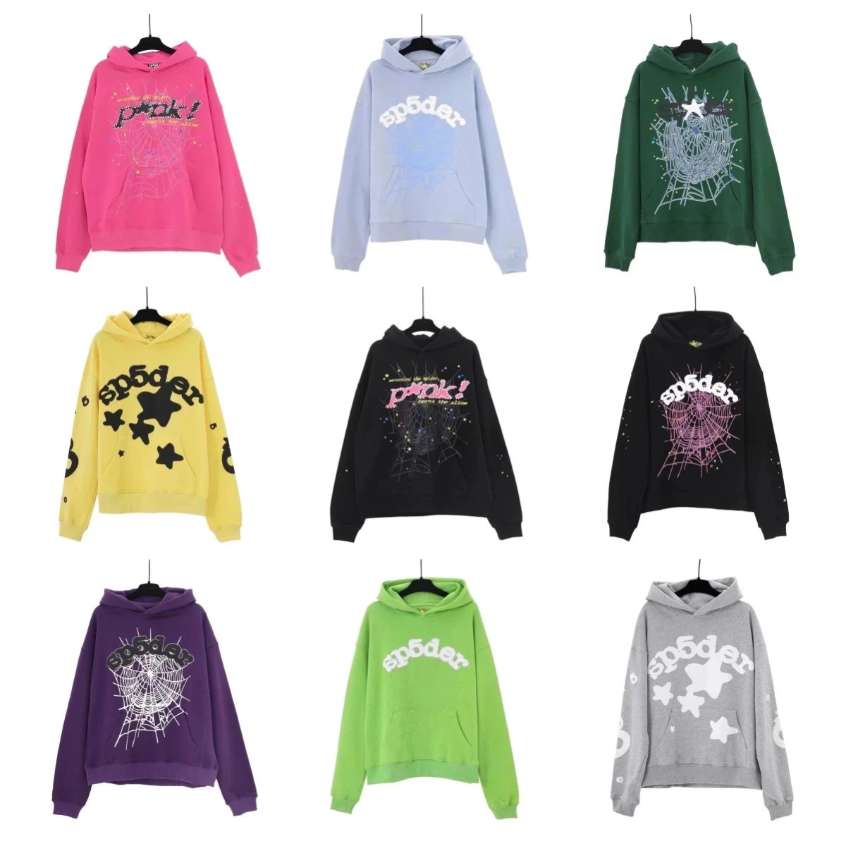 sp5der Hoodie Sweatshirt Unisex Streetwear Fashion Graphic Pullover