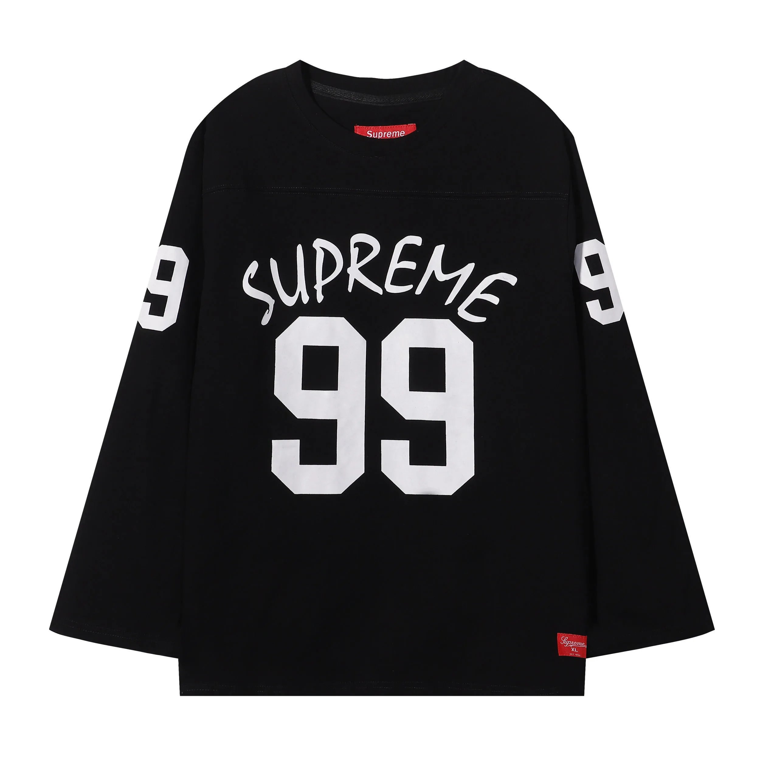 Supreme 99 Jersey Long Sleeve T-Shirt Black