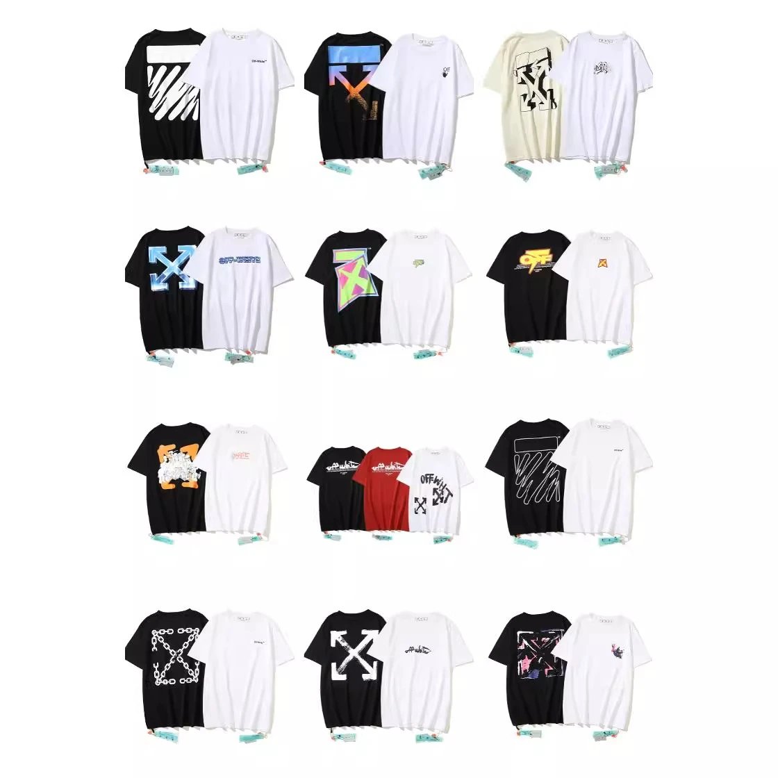 OFF-WHITE T-Shirts Collection Men's Streetwear Fashion