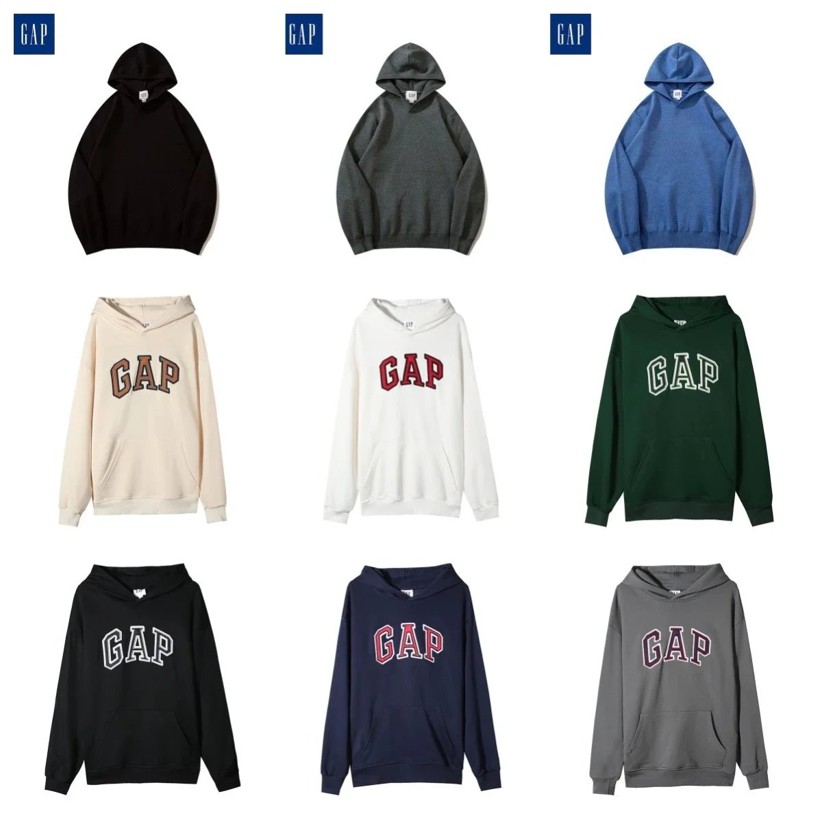 GAP Logo Hoodie Sweatshirt for Men and Women
