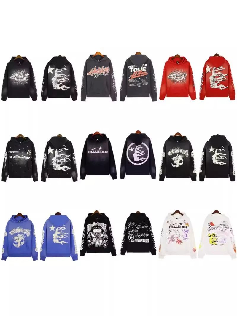 Hellstar Hoodies Sweatshirts Men Women Streetwear Graphic Print Hoodie