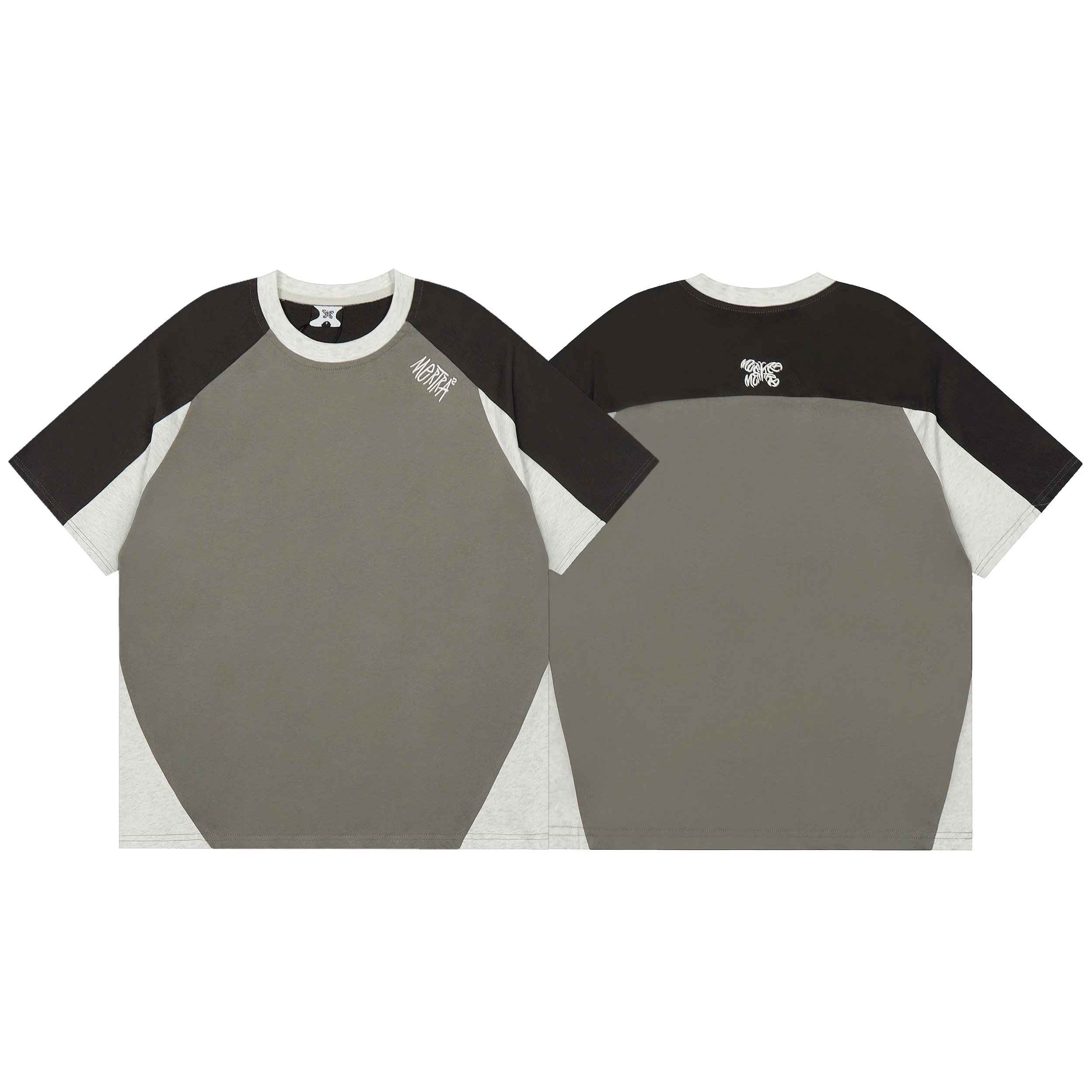 MOTTA Color Block Raglan T-Shirt Men's Casual Streetwear