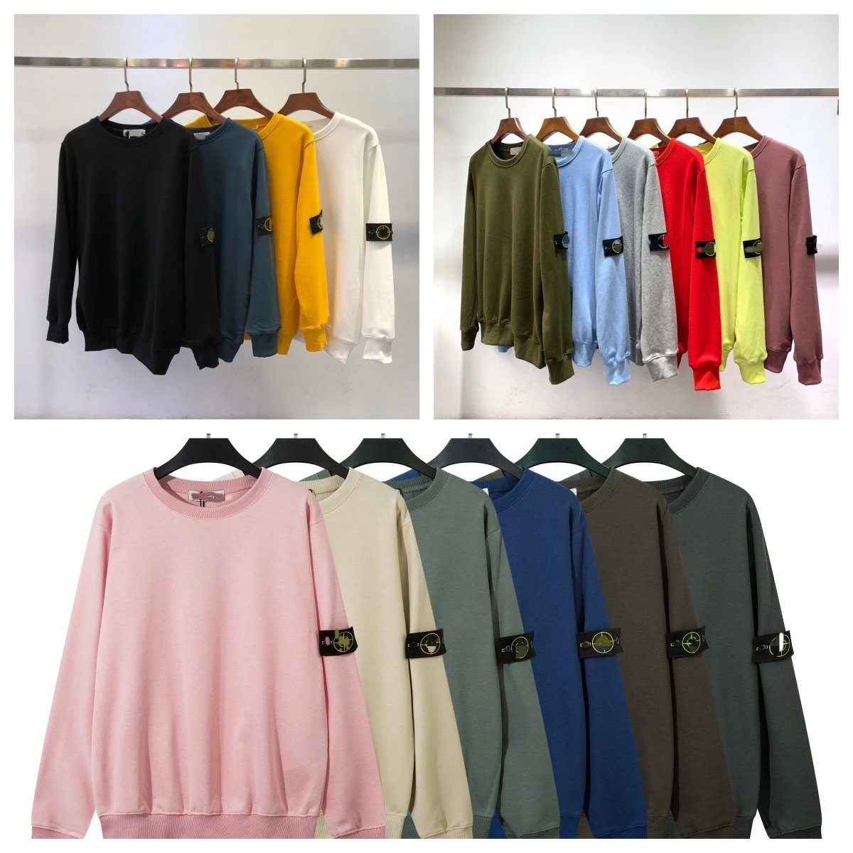 Stone Island Sweatshirts Men Women Fashion Casual Long Sleeve Sweaters