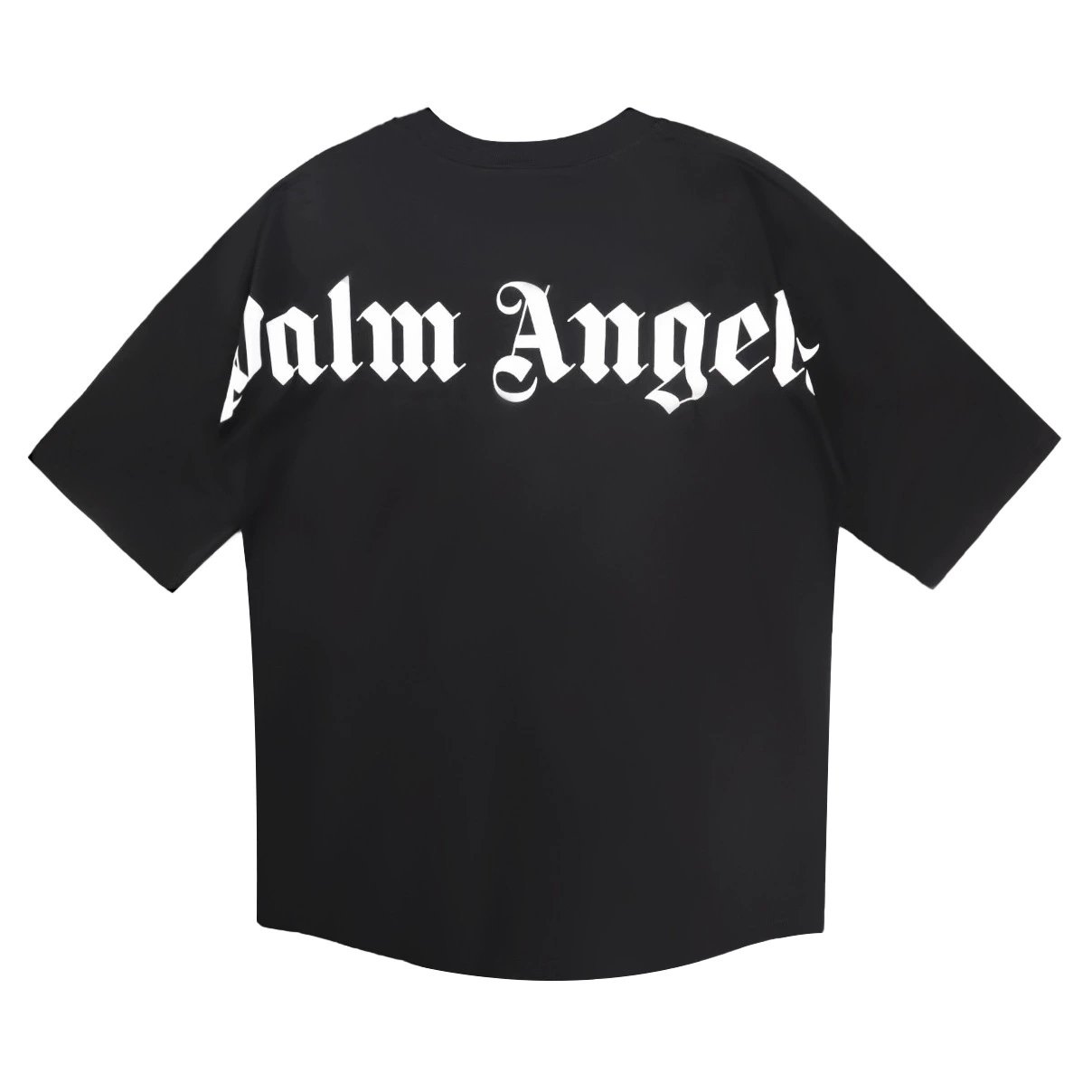 Palm Angels Black Logo T-Shirt Oversized Streetwear