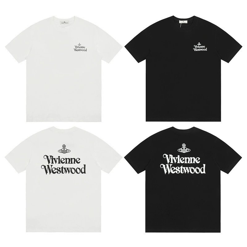 Vivienne Westwood Logo T-Shirt Black White