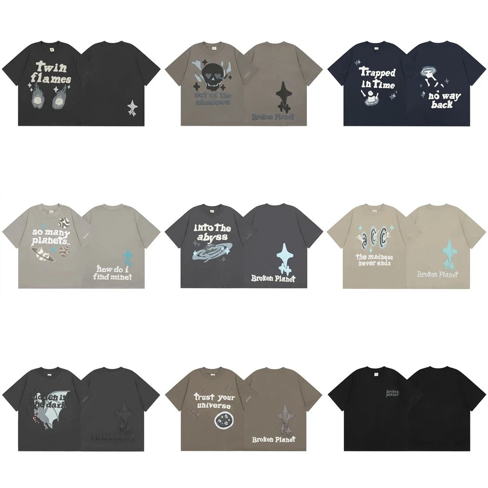 Broken Planet T-Shirts Cosmic Design Graphic Tees