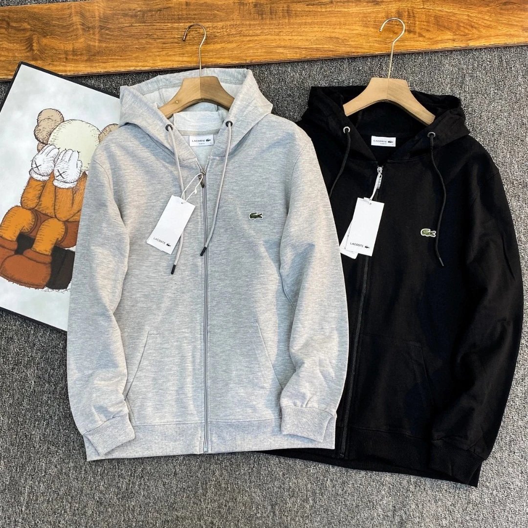 Lacoste Men's Zip-Up Hoodie Sweatshirt