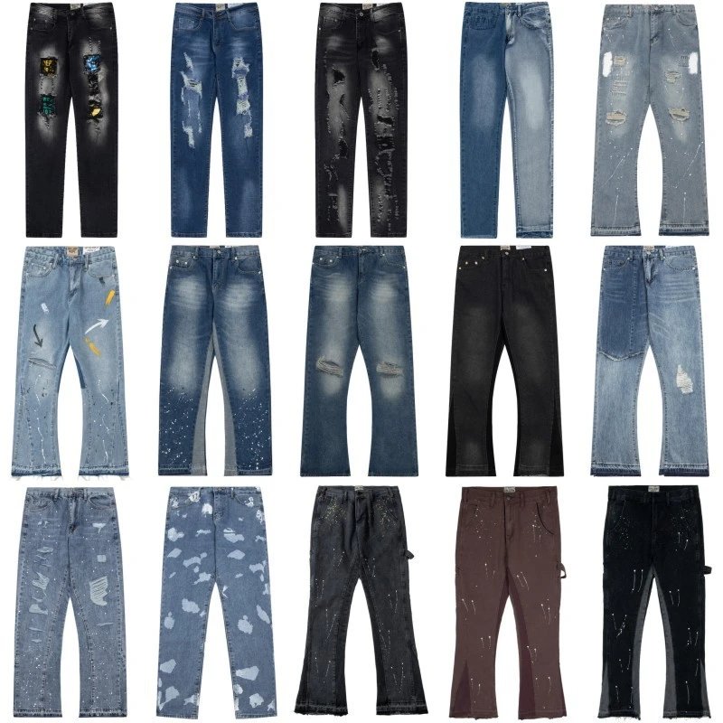 Distressed Denim Pants for Men and Women Fashion Style
