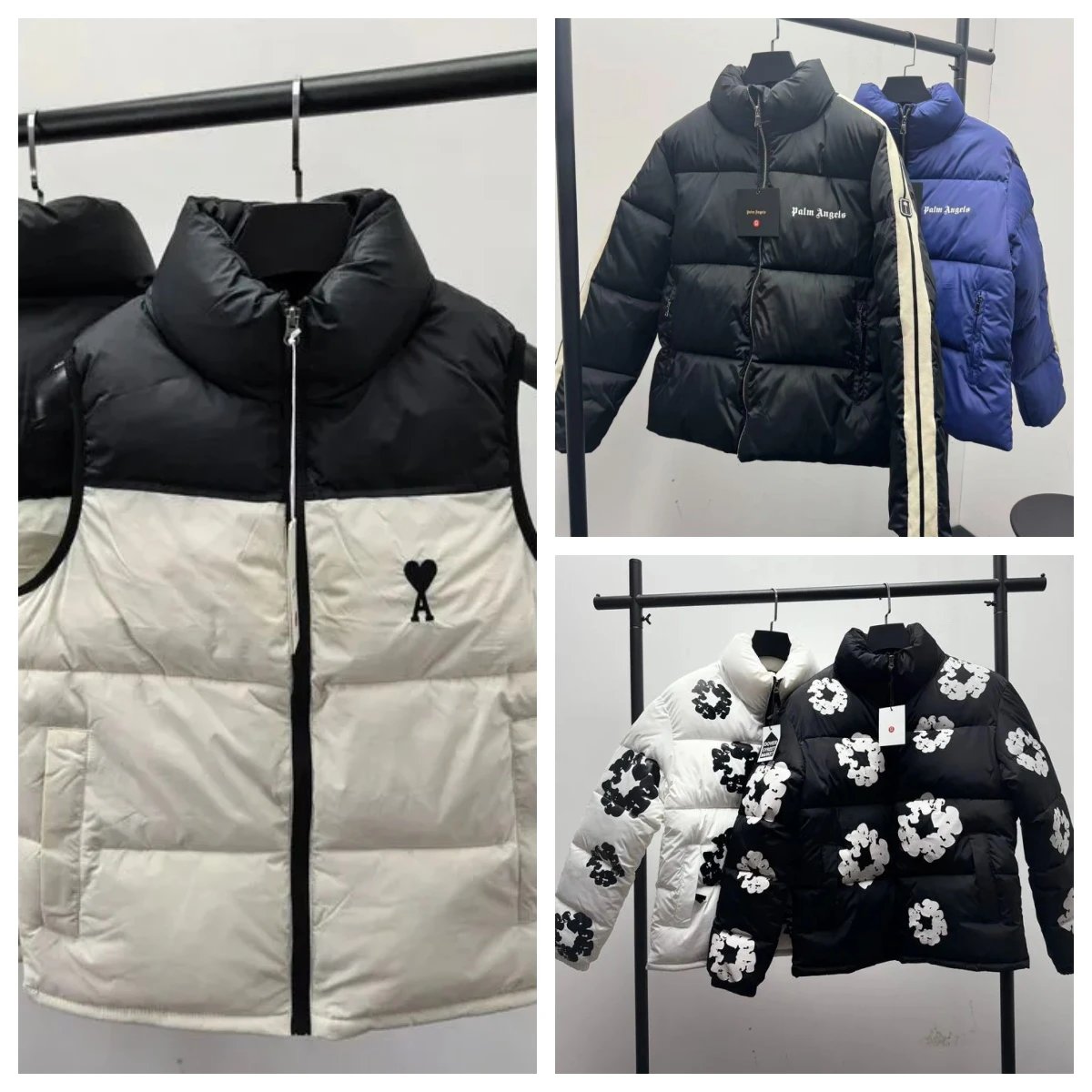 Palm Angels Puffer Jacket and Vest Collection