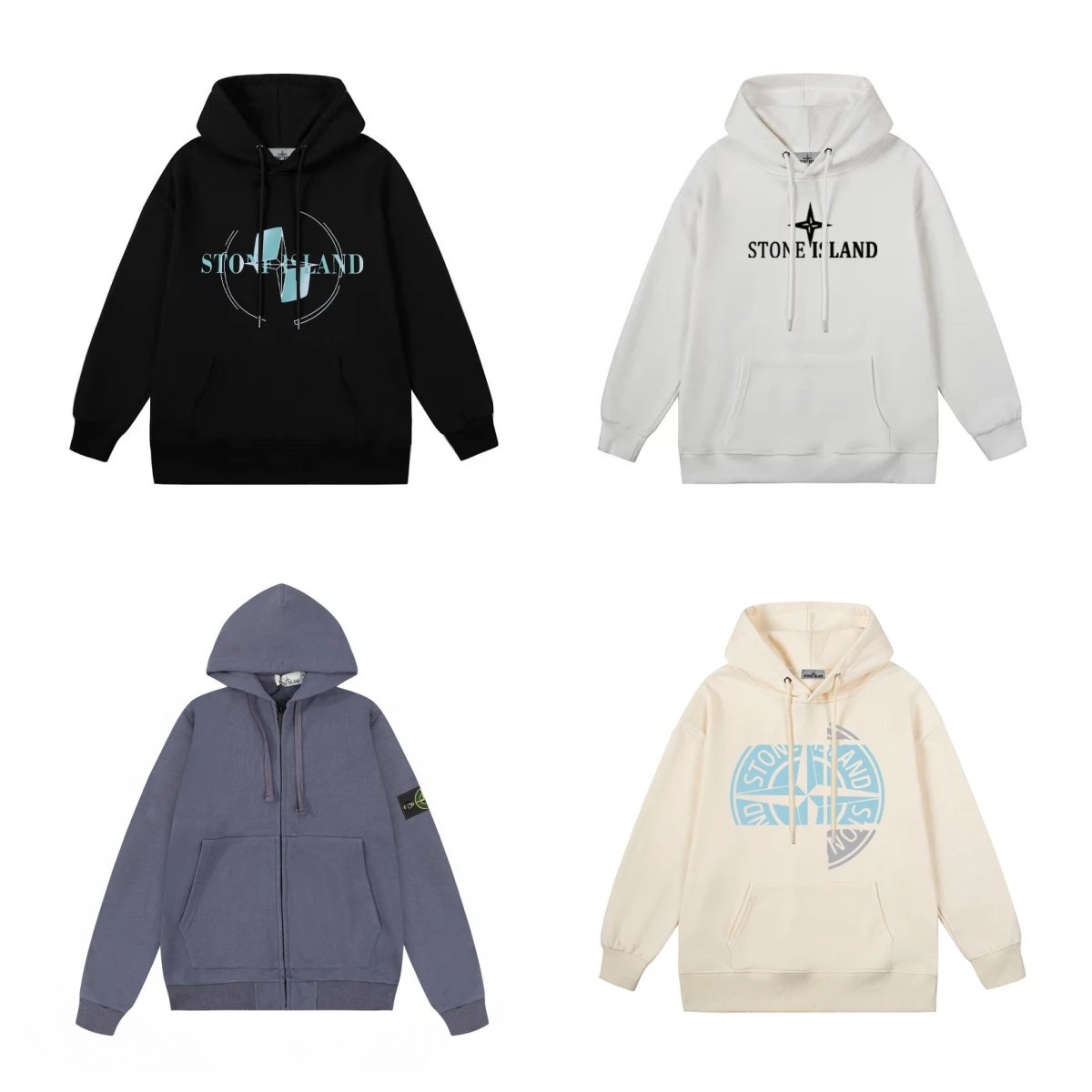 STONE ISLAND Hoodies Sweatshirts Men Women Casual Streetwear