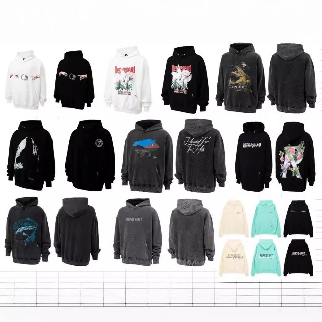 Represent Hoodies Sweatshirts for Men Women Streetwear Fashion