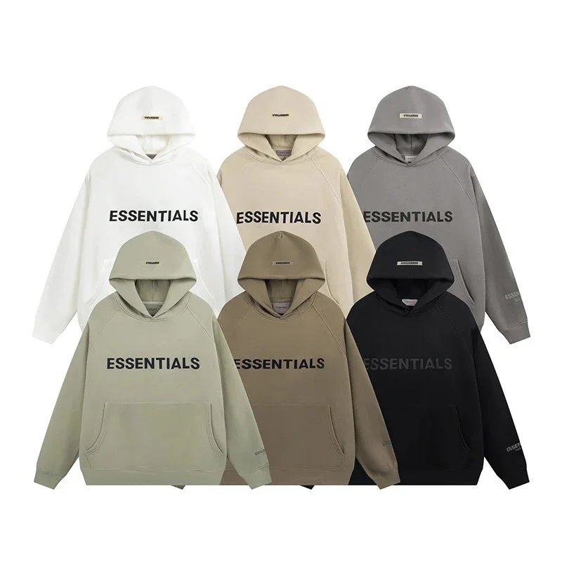 Essentials Hoodie Sweatshirt Oversized Logo Pullover