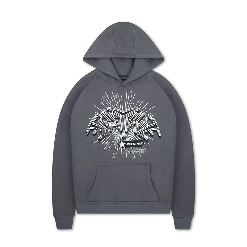A$AP Rocky x REKORDS Hoodie Gray
