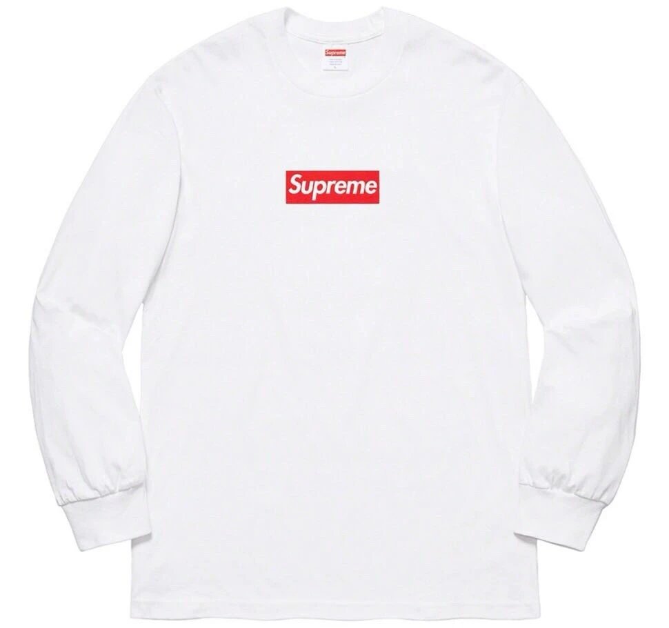 Supreme Box Logo Long Sleeve T-Shirt White