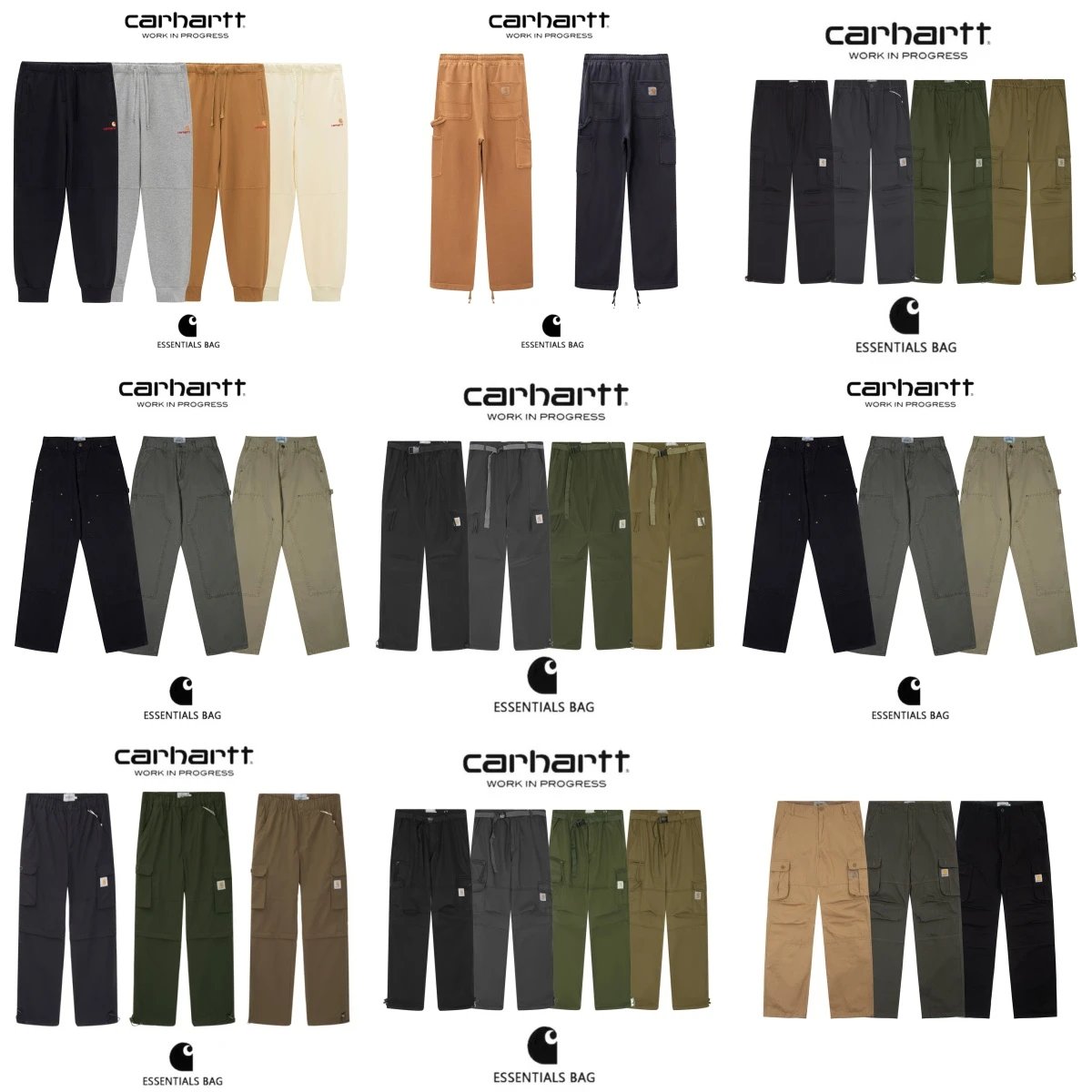 Carhartt Work In Progress Cargo Pants Mens Casual Trousers