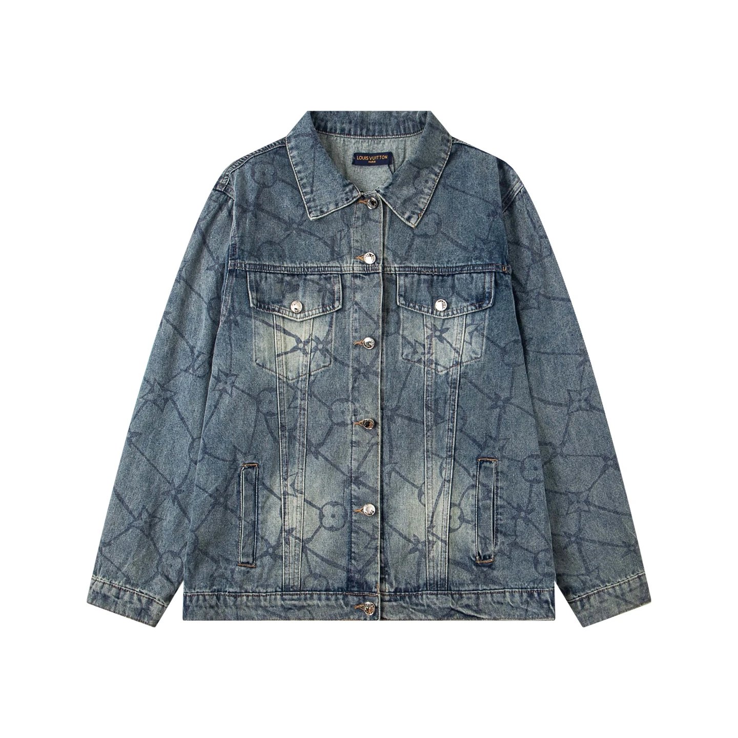 Louis Vuitton Monogram Denim Jacket for Men and Women