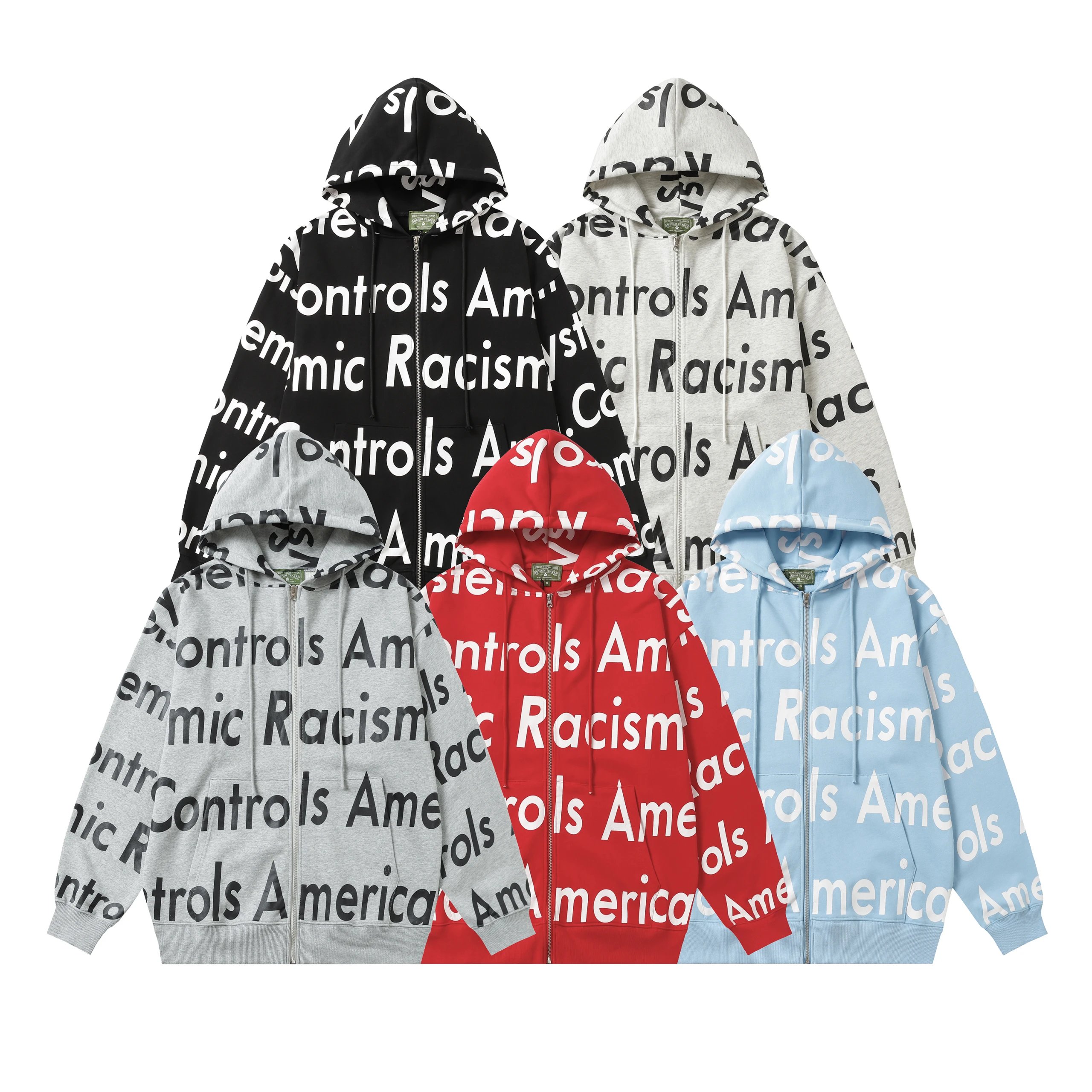 Supreme All Over Print Zip Hoodie