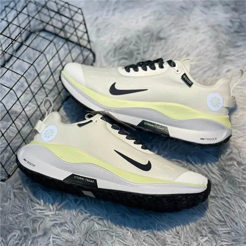 Nike React X Running Shoes Light Yellow Black