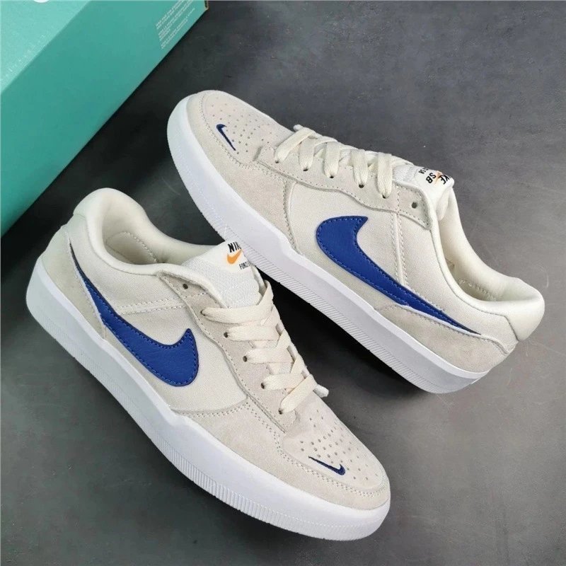Nike SB Zoom Blazer Low Pro GT White Blue Skate Shoes