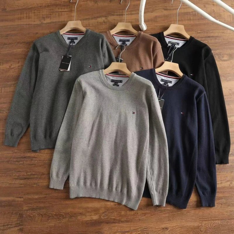 Men's Classic Crewneck Sweater in Multiple Colors