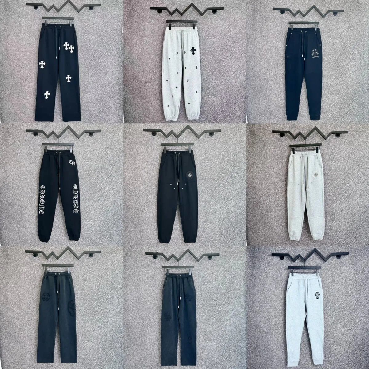 CROOKS & CASTLES Men's Sweatpants Casual Streetwear Joggers