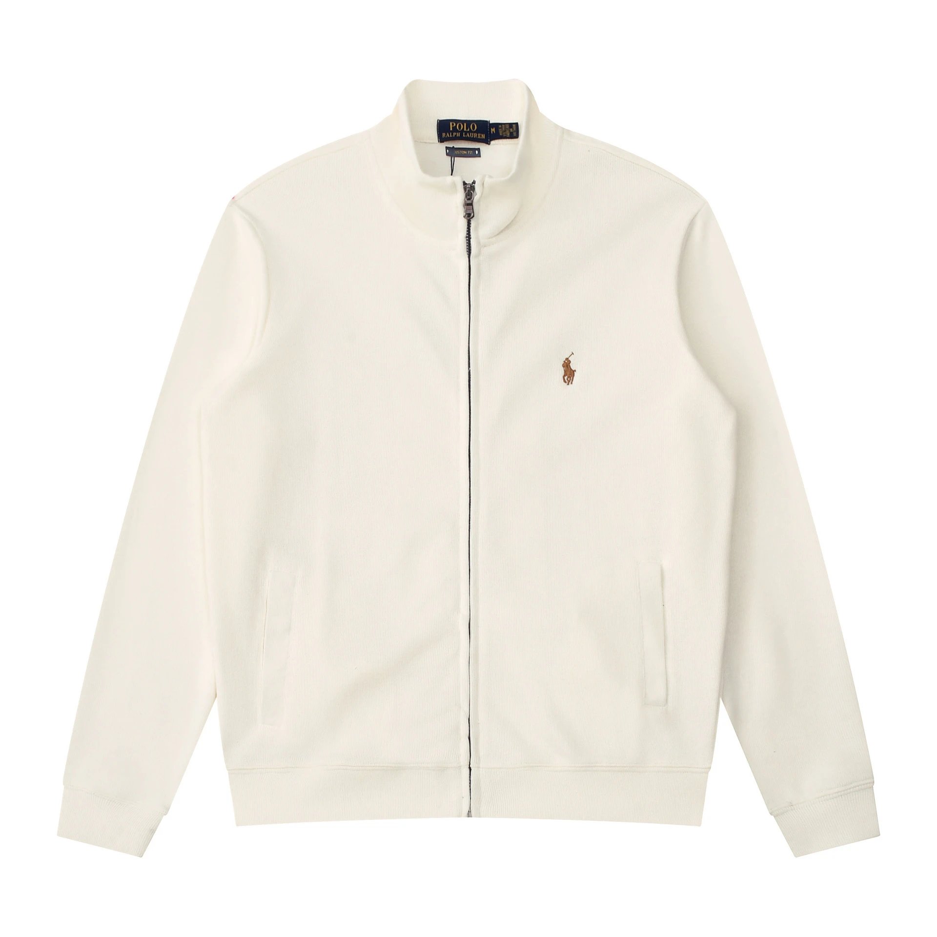 Polo Ralph Lauren Cream Full-Zip Jacket Men's
