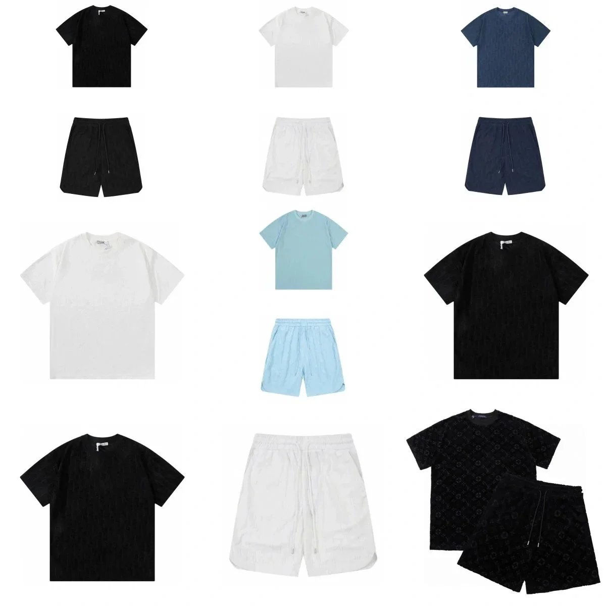Men's Casual T-Shirt and Shorts Sets in Multiple Colors