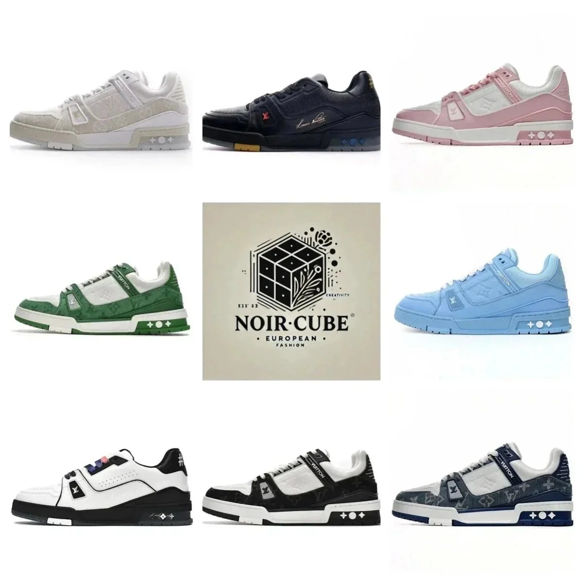 NOIR CUBE Sneakers Fashion Streetwear Shoes