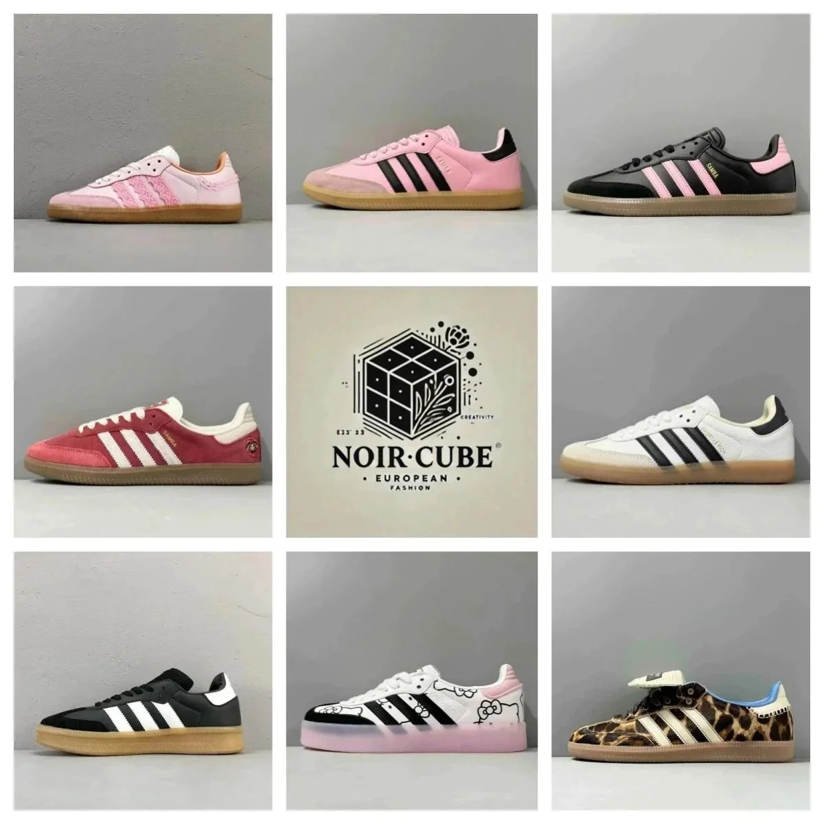 NOIR CUBE Fashion Sneakers for Men and Women
