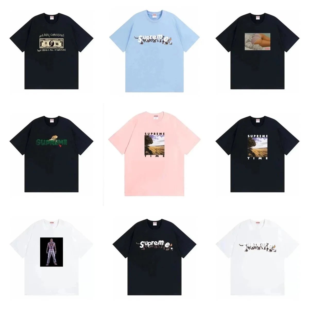 Supreme T-Shirts Collection - Streetwear Fashion Tees