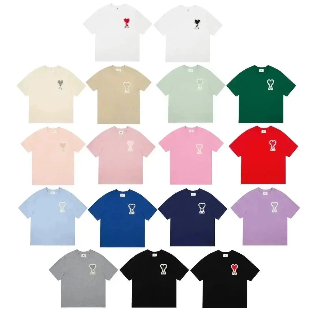 Minimalist Heart Logo T-Shirt Collection in Multiple Colors