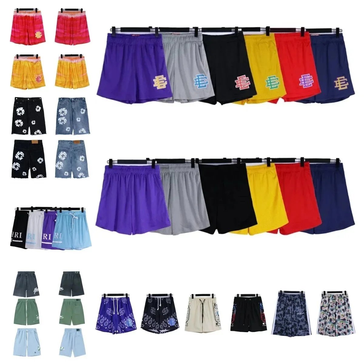 Colorful Fashion Shorts for Men and Women Casual Wear