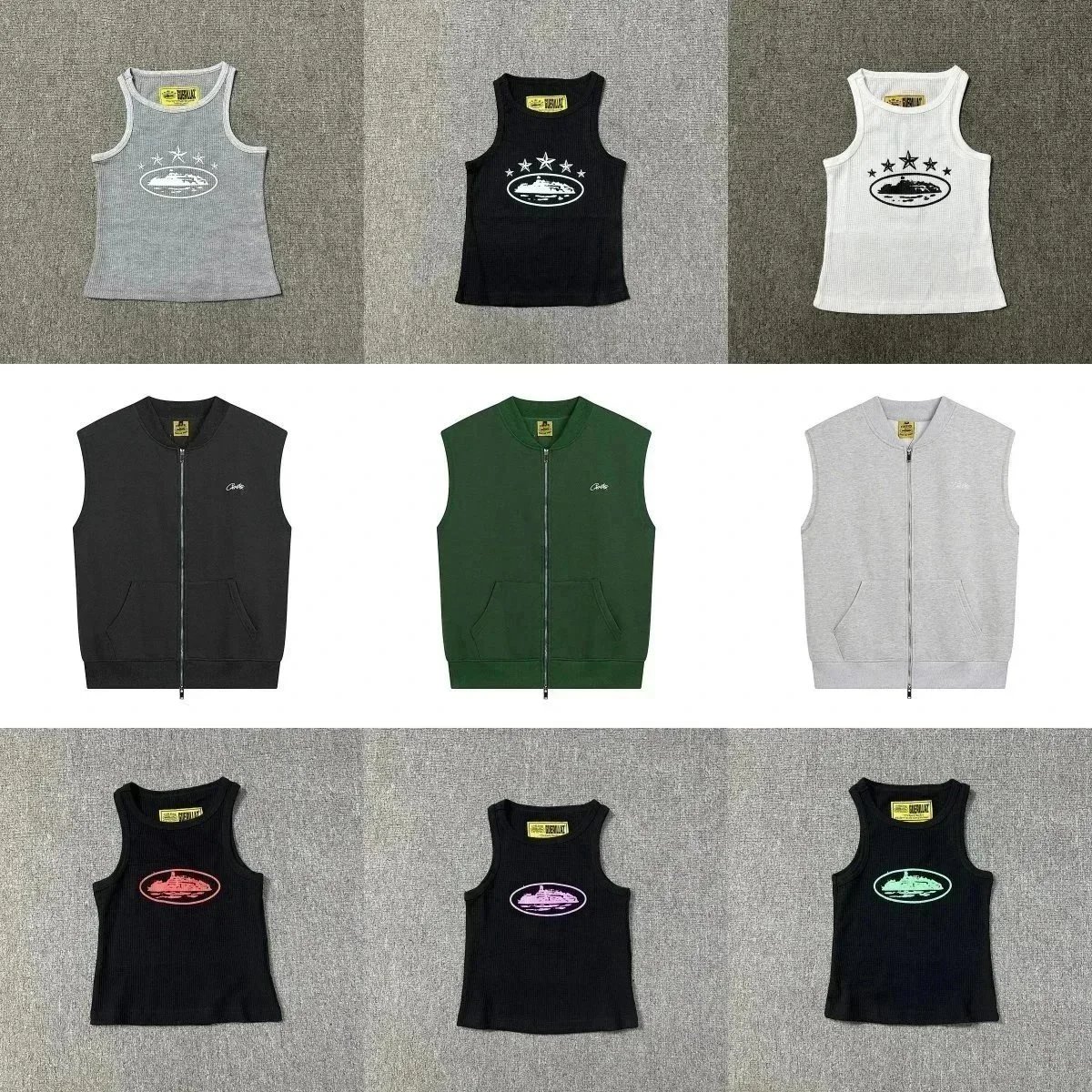Chella Tank Tops and Zip-Up Vests for Men and Women