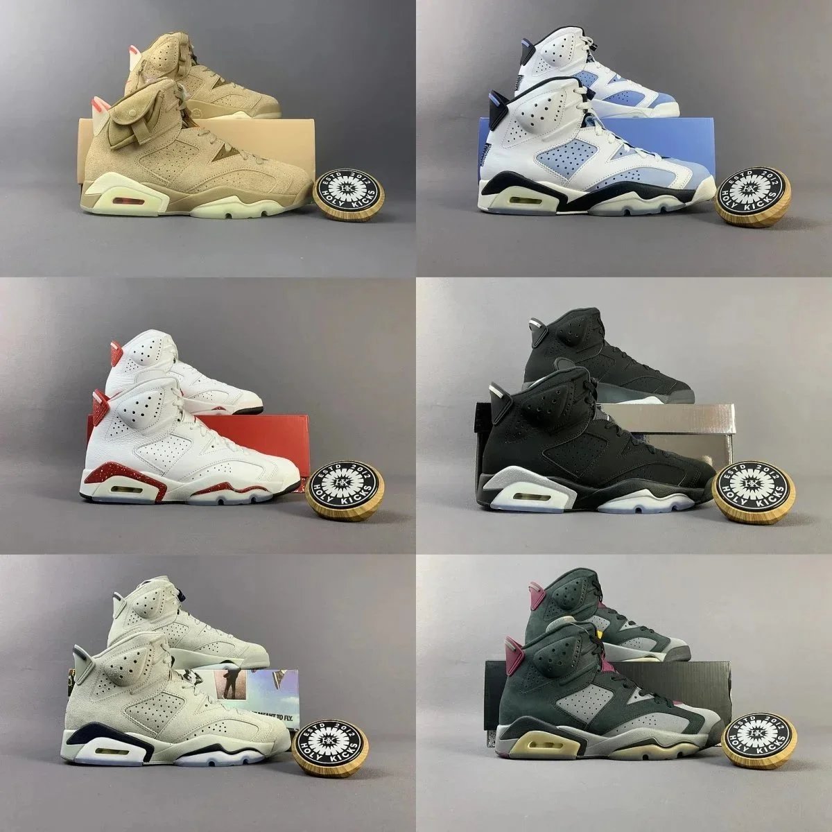 Air Jordan 6 Retro Sneakers Men's Basketball Shoes