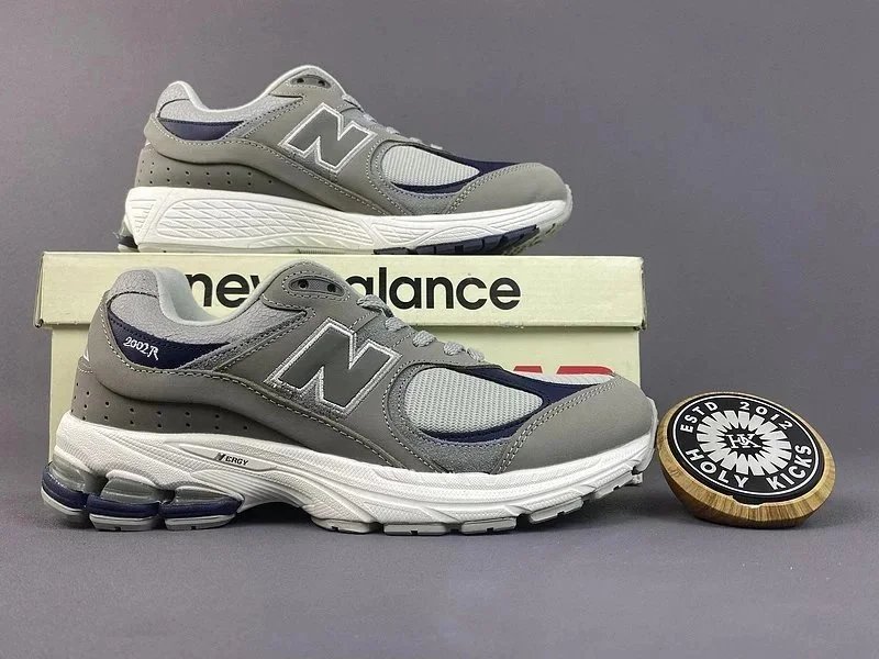 New Balance 2002R Grey Navy Running Shoes