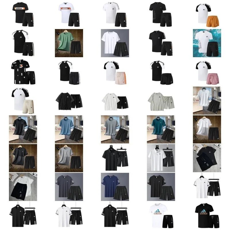 Adidas Men's Sportswear Sets T-Shirt and Shorts Combo