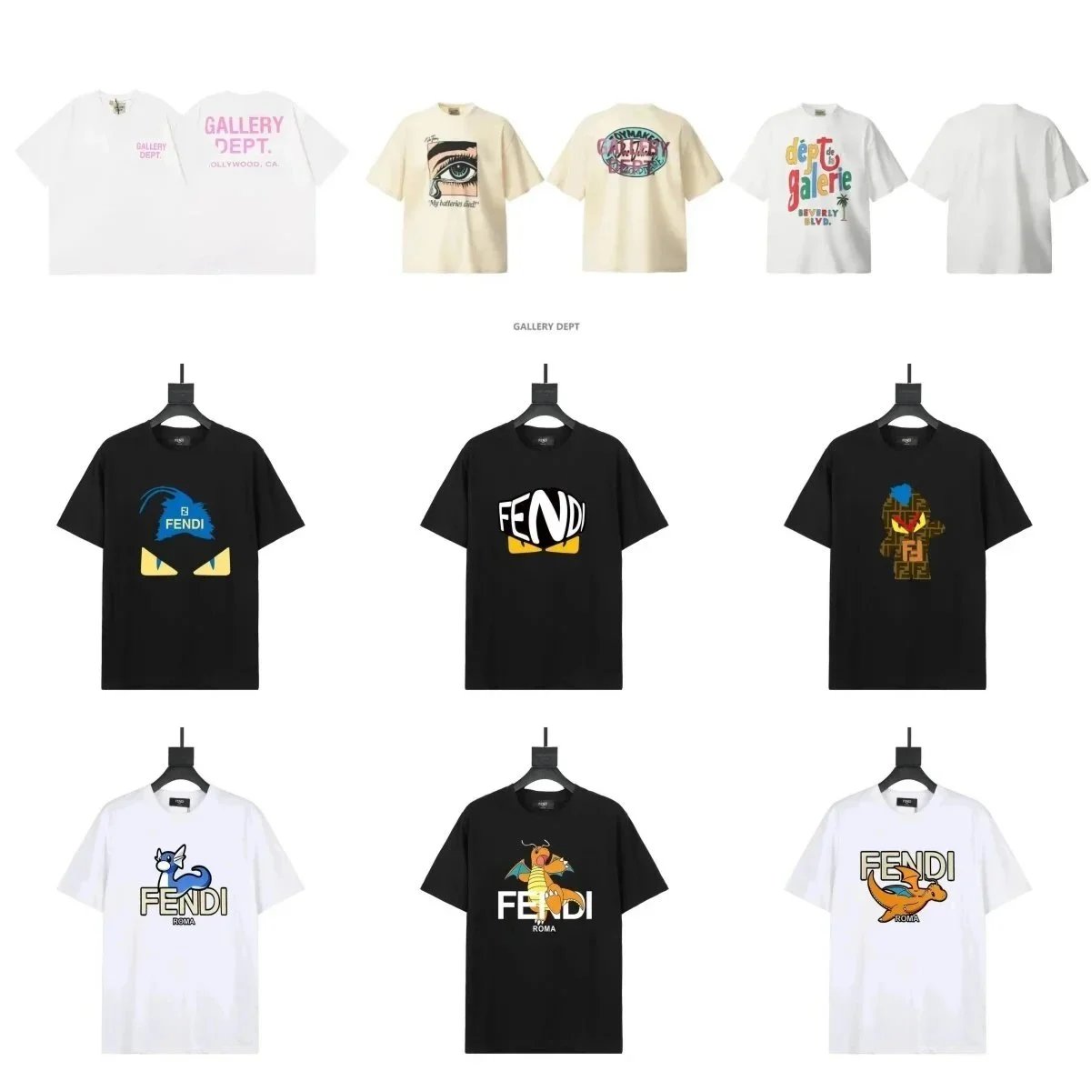 FENDI x Pokémon Collaboration T-Shirt Collection