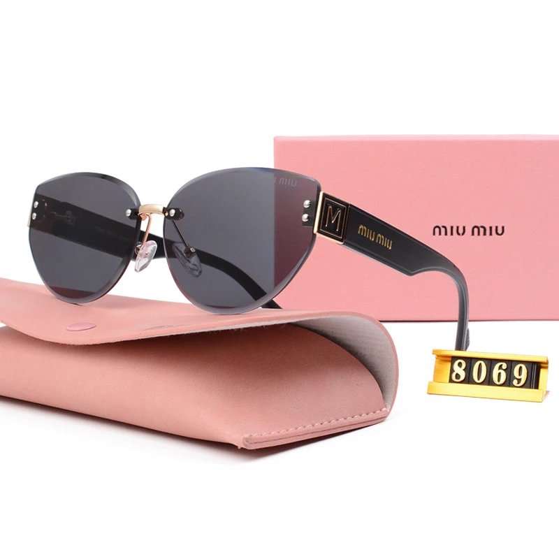 Miu Miu 8069 Sunglasses Women Fashion Cat Eye Shades