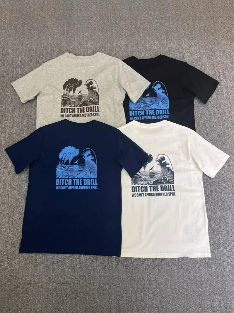 Ditch The Drill T-Shirt Eco-Friendly Anti-Drilling Statement Tee