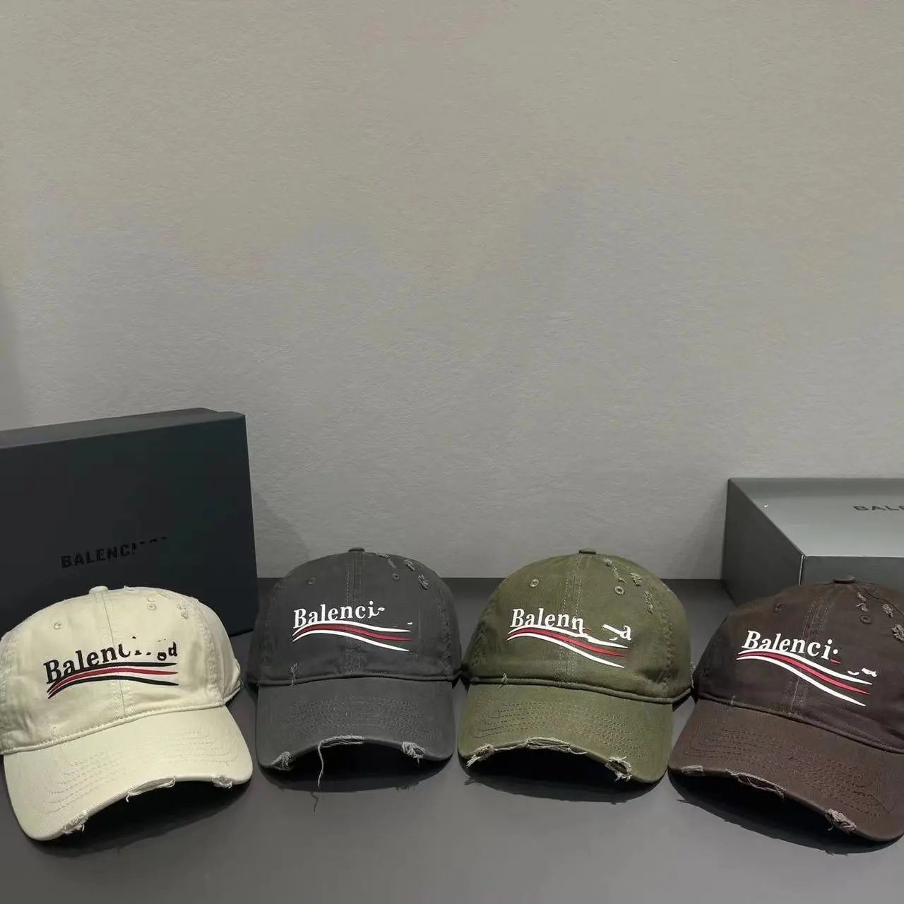 Balenciaga Logo Embroidered Baseball Cap