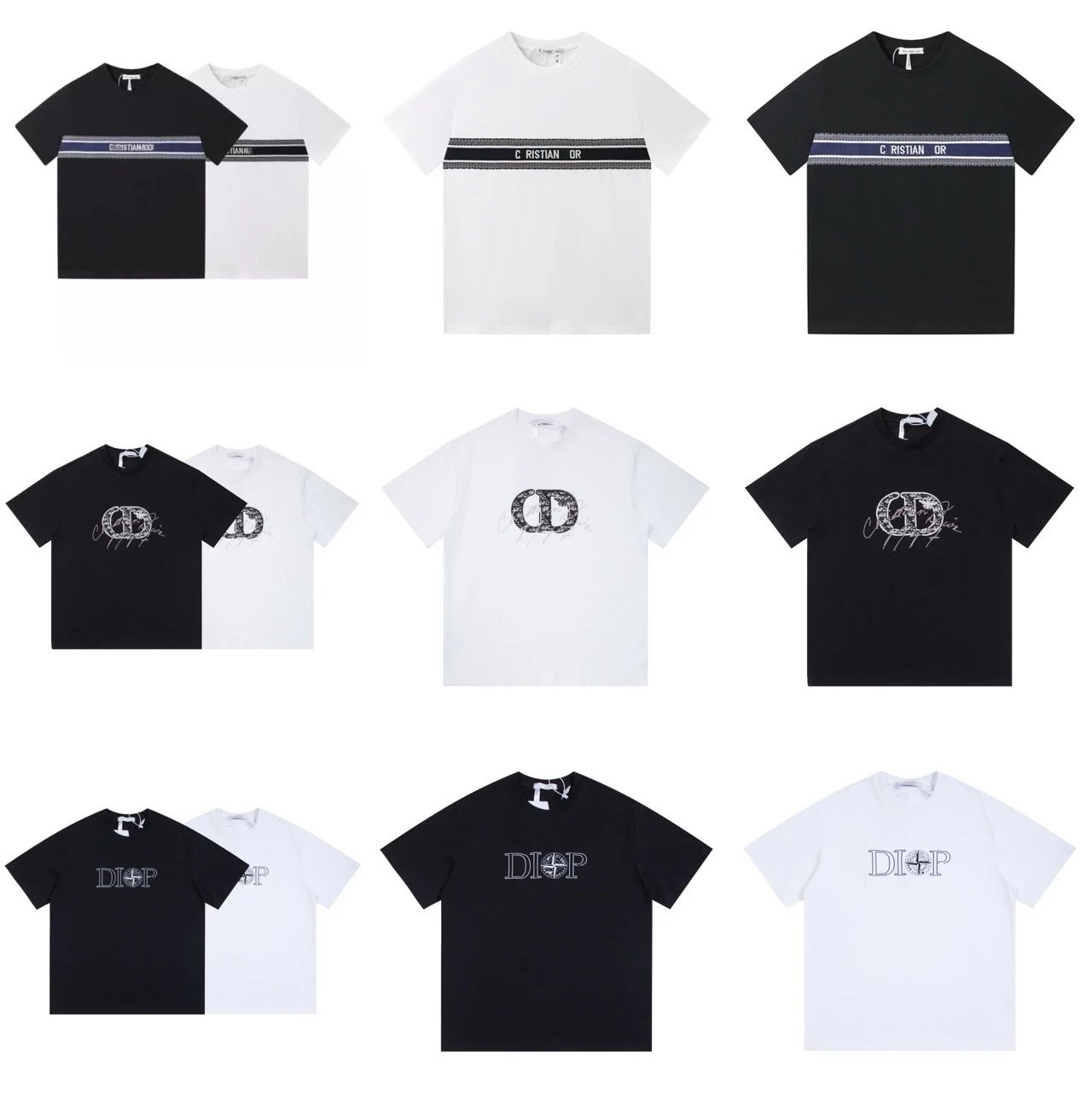 Dior Christian Dior Logo T-Shirt Men's Fashion Tee