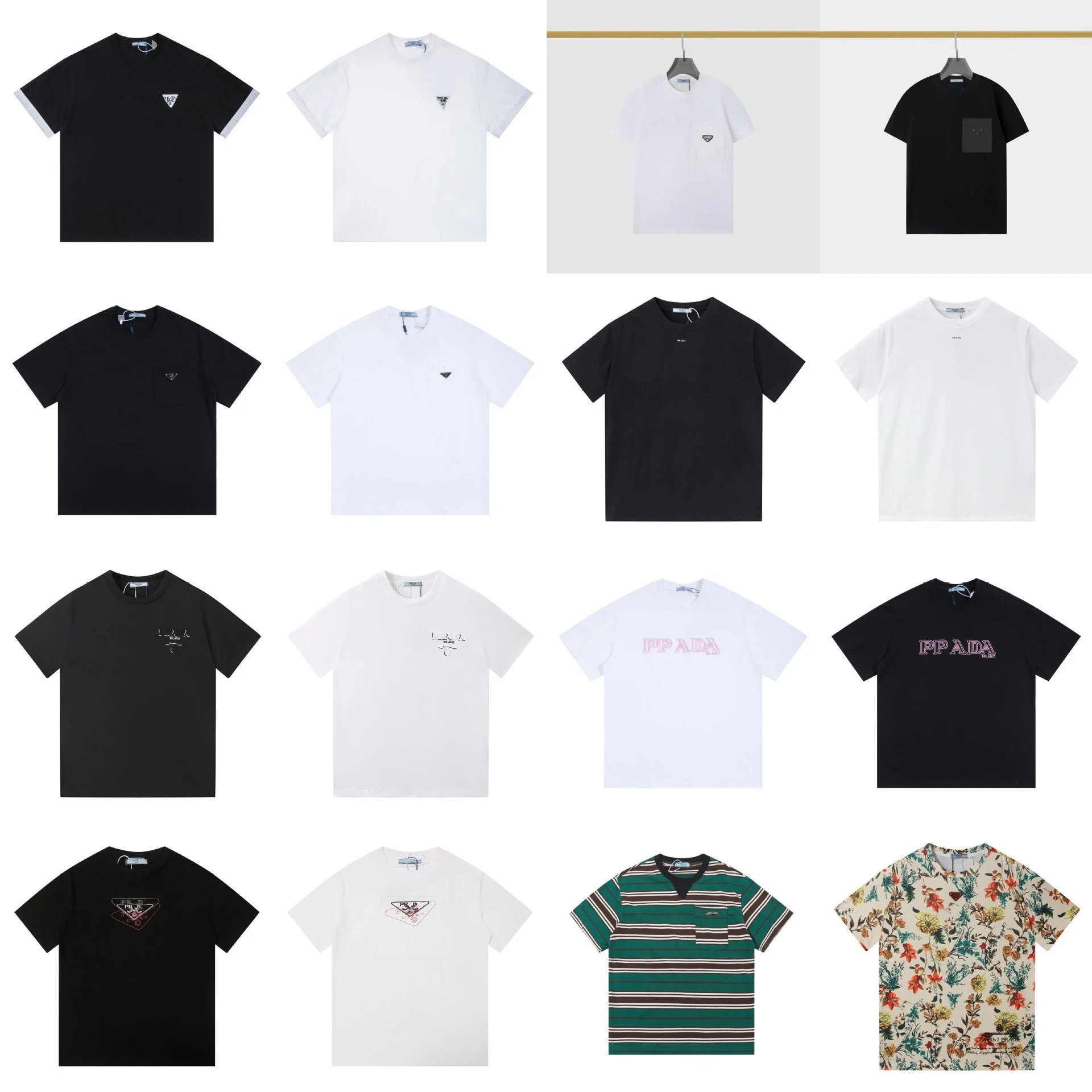 PPADA Basic T-Shirts for Men and Women - Minimalist Design with Logo Print