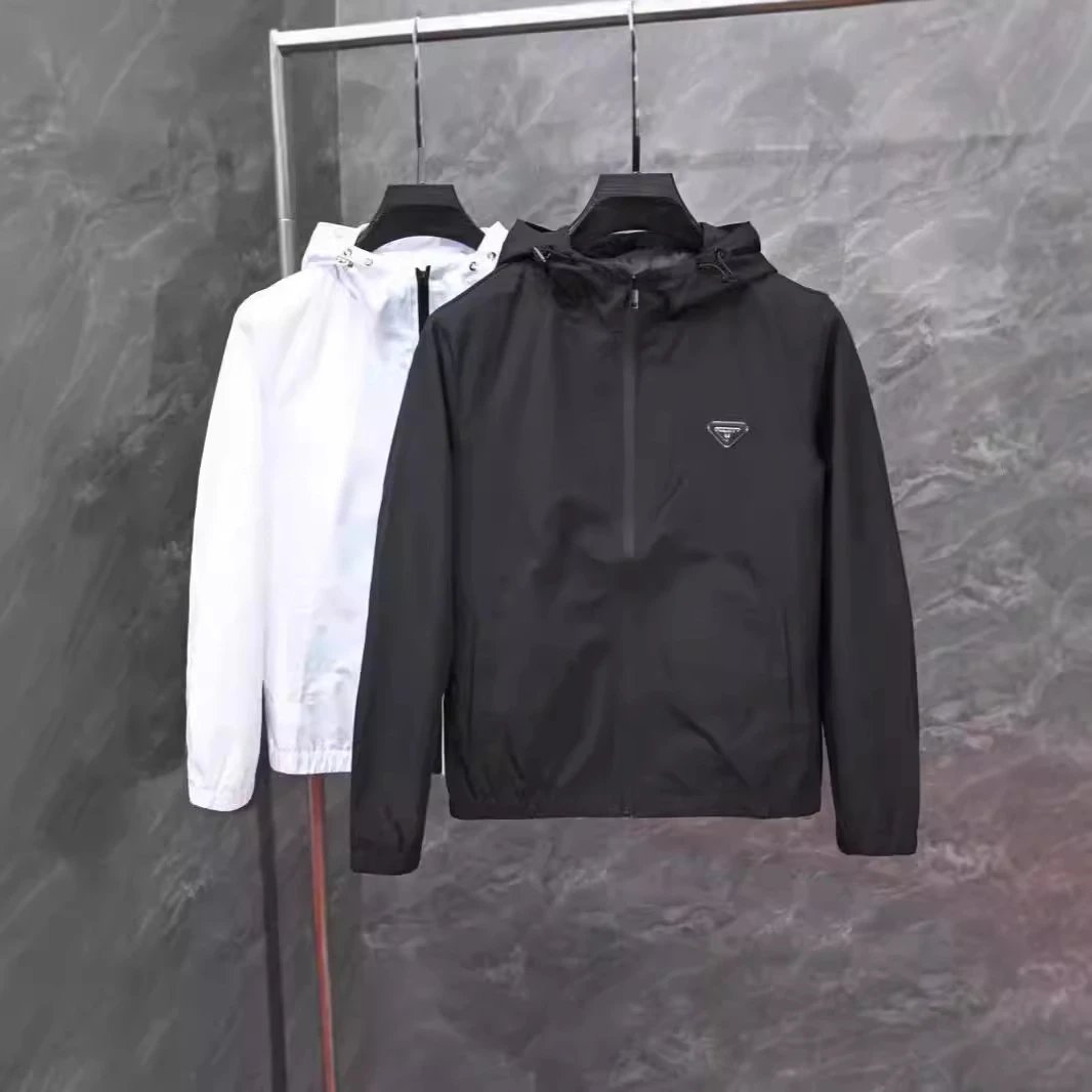 Lightweight Hooded Windbreaker Jacket for Men