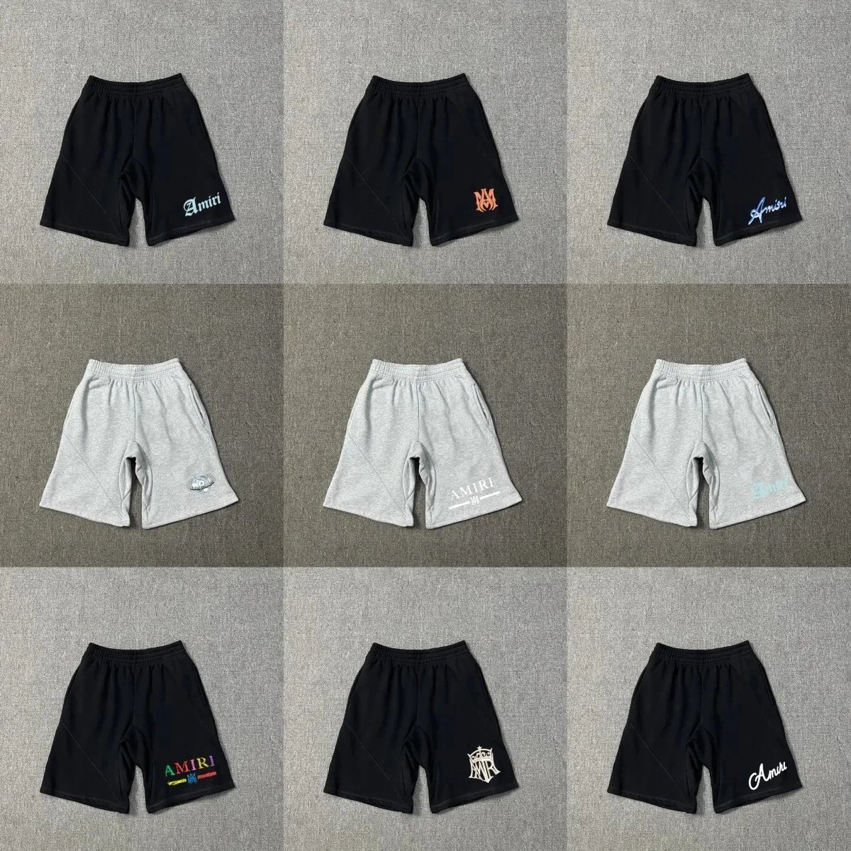 Amiri Logo Embroidered Sweat Shorts for Men