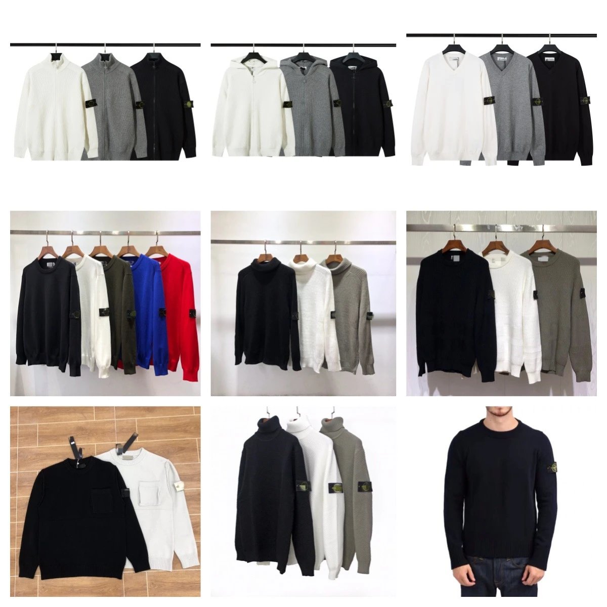 Stone Island Men's Sweaters Hoodies Knitwear Collection